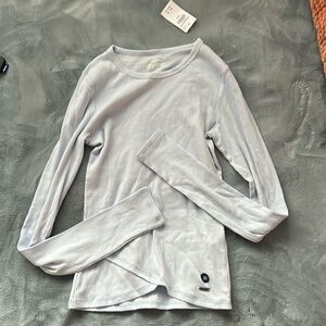 NWT Hollister long sleeve light blue top!
